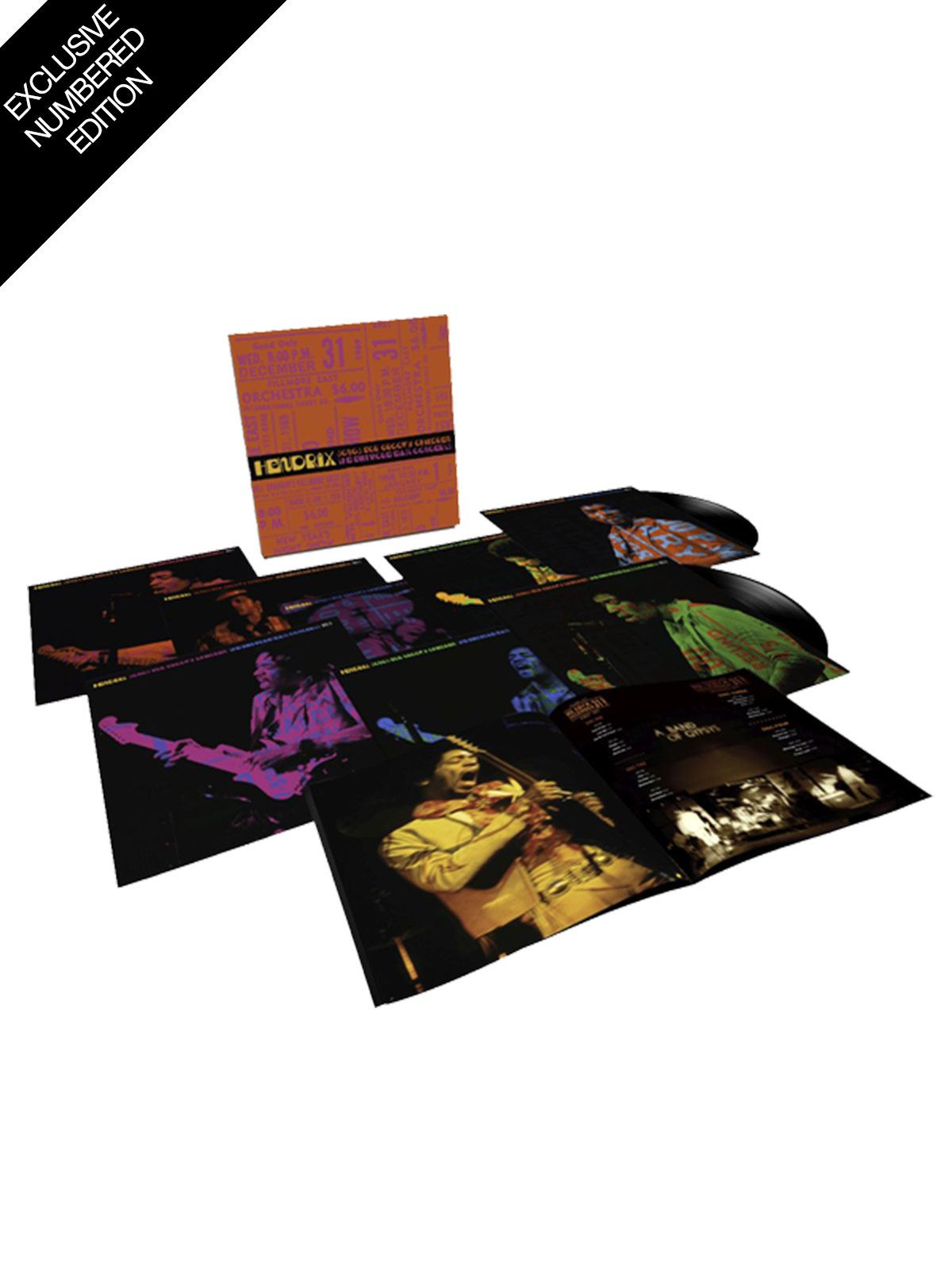 Jimi Hendrix Songs For Groovy Children: The Fillmore East Concerts Exclusive Numbered Version (8 LP Set)