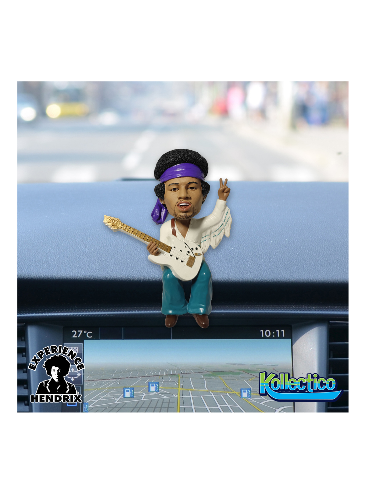 Jimi Hendrix 4" Bobblehead Buddy