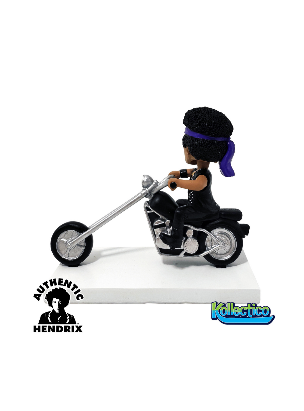 Jimi Hendrix on Motorcycle Bobblehead