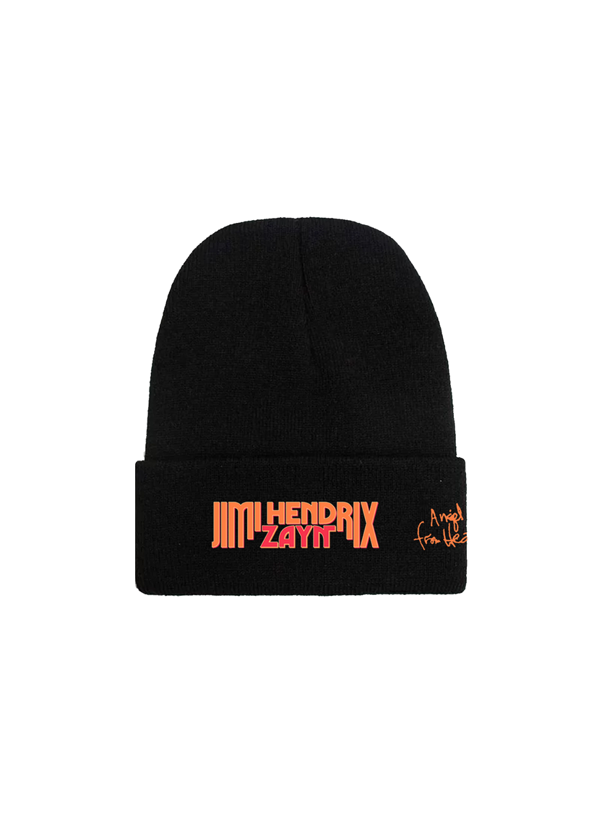 JIMI HENDRIX X ZAYN ANGEL BLACK BEANIE