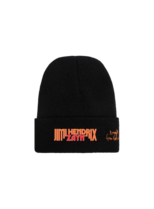 JIMI HENDRIX X ZAYN ANGEL BLACK BEANIE