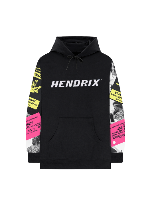 JIMI HENDRIX JULY 26 CONCERT BLACK HOODIE