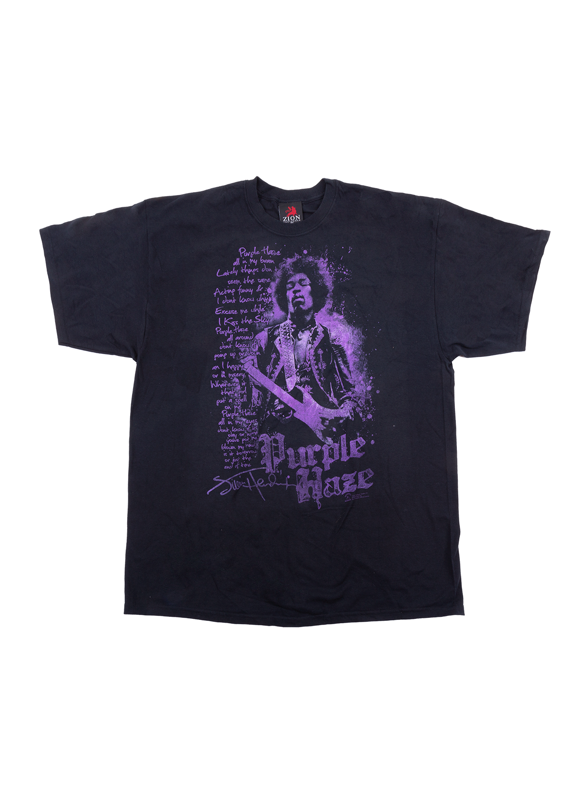 Black Purple Haze Lyrics T-Shirt