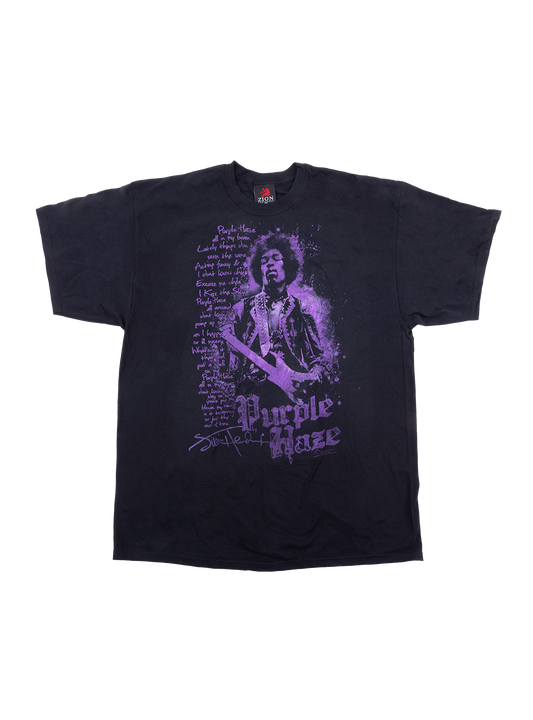Black Purple Haze Lyrics T-Shirt