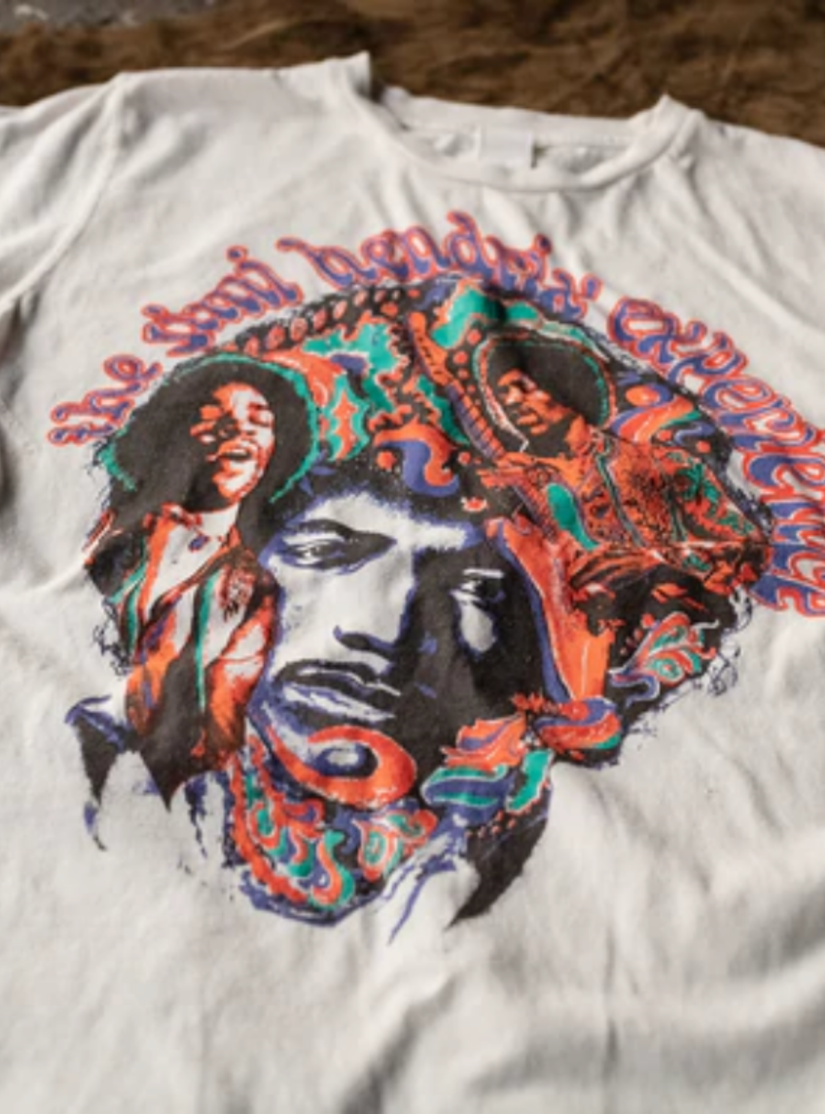 Jimi Hendrix x MadeWorn Are You Experienced White T-Shirt