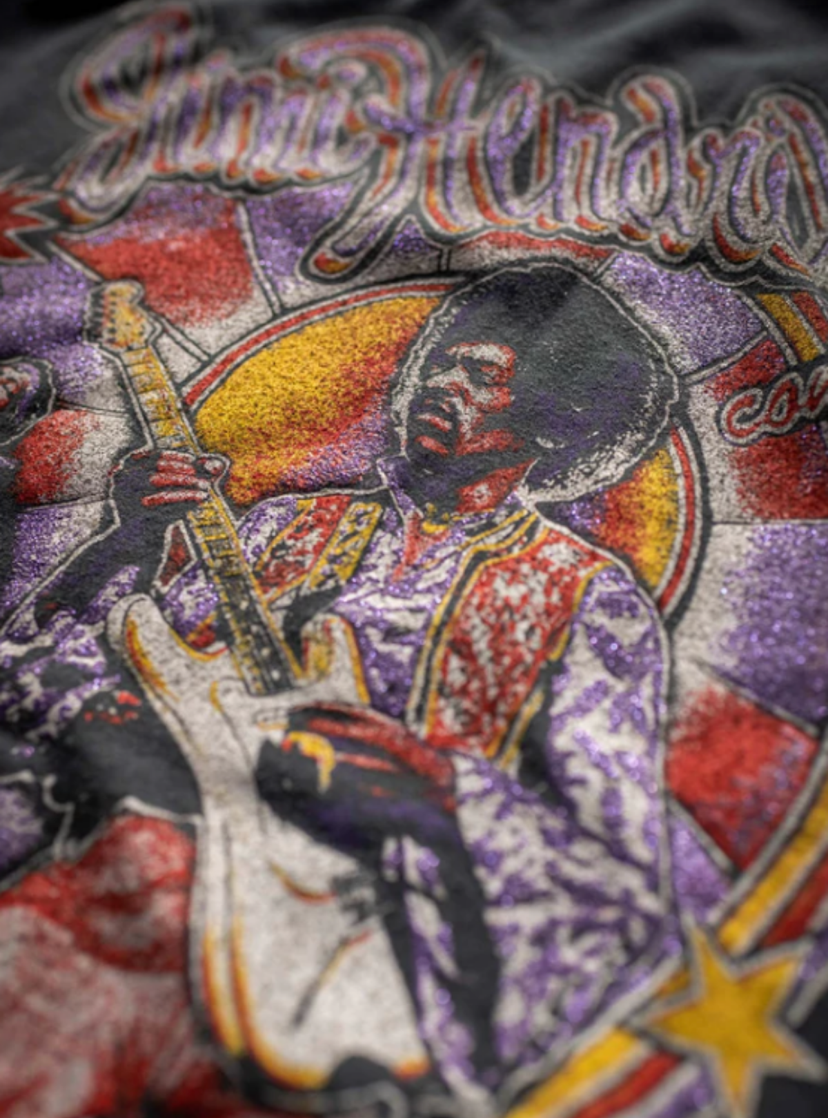 Jimi Hendrix x MadeWorn American Tour Black T-Shirt