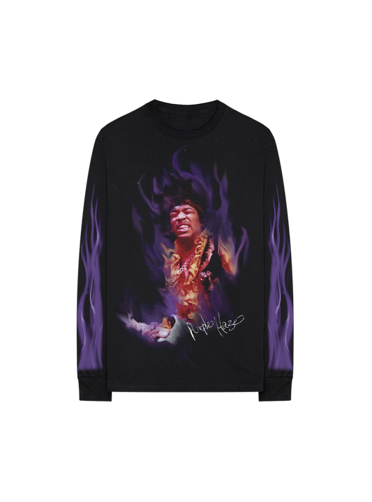 Purple Flame LS T-Shirt